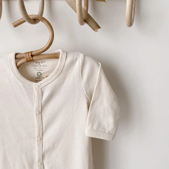Naturaborn GOTS Organik Sertifikalı Patikli Bebek Uyku Tulumu - Resim 8
