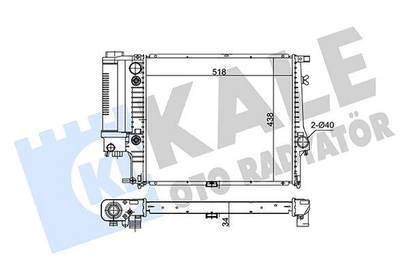 MOTOR SU RADYATORU OTM/SANZ KLIMALI BMW M20 M50 E34