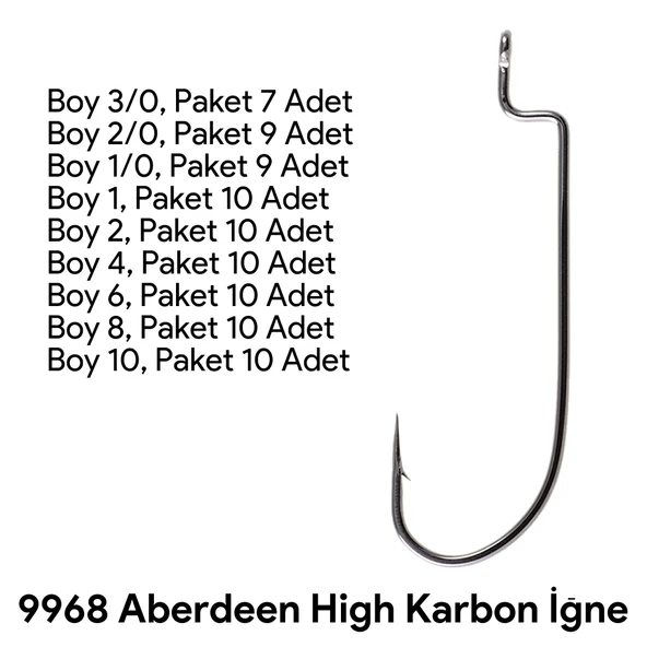 Shogun 9959 Worm Offsett İğne No:2/0 - Resim 4