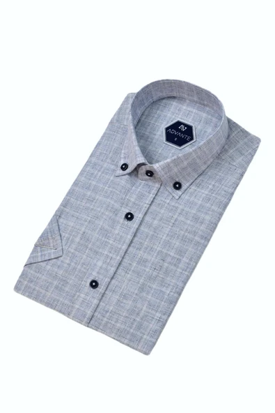 Erkek Klasik Tek Cepli Kısa Kol Gömlek BGL-ST04555 ürün görseli