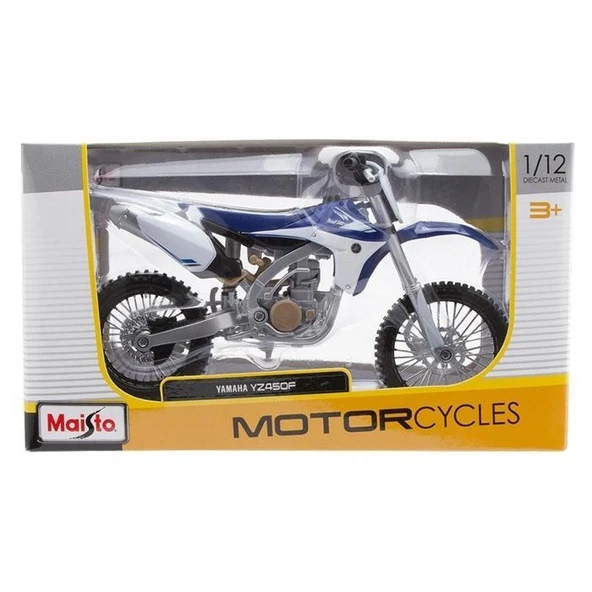 Maisto 1:12 Yamaha YZ450F Model Motorsiklet - Resim 2