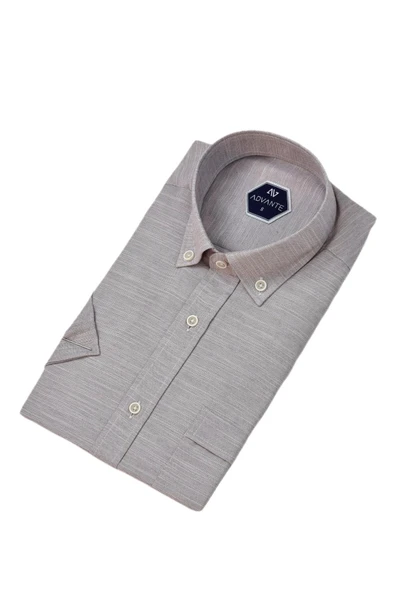 Erkek Klasik Tek Cepli Kısa Kol Gömlek BGL-ST04554 ürün görseli