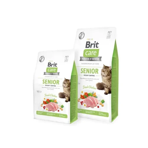 Brit Care Senior Weight Control Yaşlı Kedi Maması 2 kg   2 ADET   SKT 06/2025