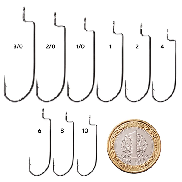 Shogun 9959 Worm Offsett İğne No:2 - Resim 3