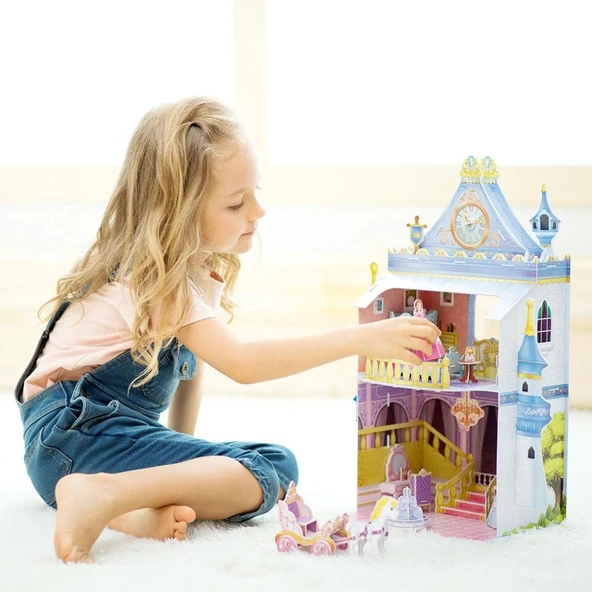 Cubic Fun 81 Parça Puzzle Fairytale Castle - 2