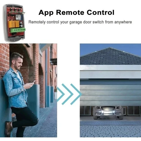 Dünyanın Her Yerinden Cep Telefon Ile Garaj Kapısını Açıp Kapatan Wifi Modül - 3