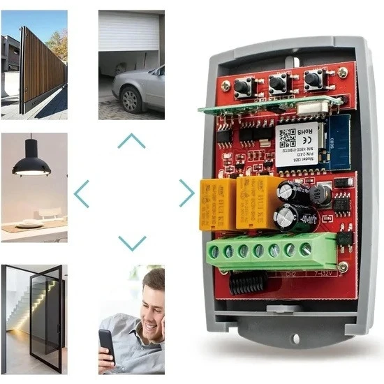 Dünyanın Her Yerinden Cep Telefon Ile Garaj Kapısını Açıp Kapatan Wifi Modül - 4