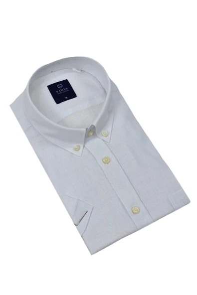 Erkek Klasik Kısa Kol Gömlek Pamuklu 9415 BGL-ST04581 - Resim 9