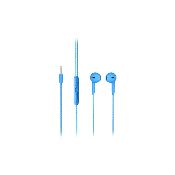 Lenovo Lecoo EH104 Kablolu 3.5mm Jacklı Kulak İçi Mikrofonlu Kulaklık Mavi - 2