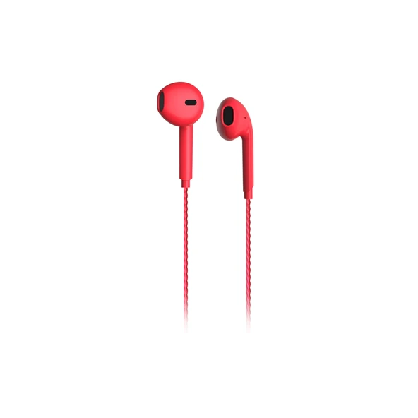 Lenovo Lecoo EH104 Kablolu 3.5mm Jacklı Kulak İçi Mikrofonlu Kulaklık Kırmızı - 6