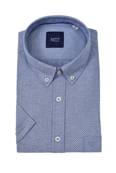 Erkek Klasik Armürlü Kısa Kol Gömlek 9362 BGL-ST04576 - Resim 4