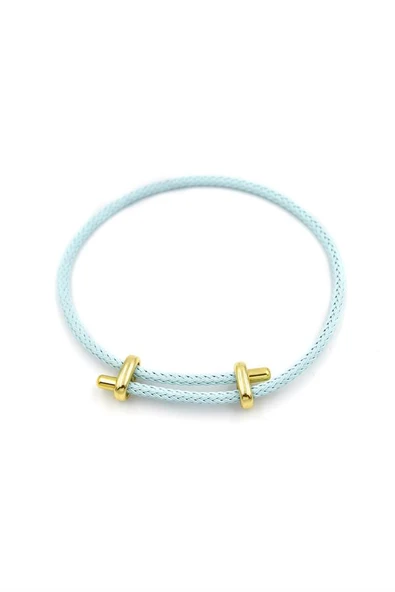 İp Bileklik - Turkuaz - Resim 2