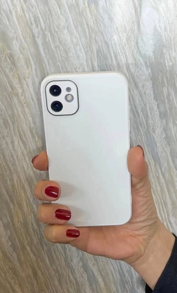 iPhone 12 Pro Mat Elektro Cam Kamera Korumalı Kılıf - Resim 3