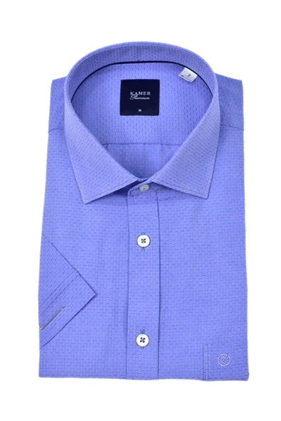 Erkek Klasik Armürlü Kısa Kol Gömlek 9402 BGL-ST04575 - Resim 8