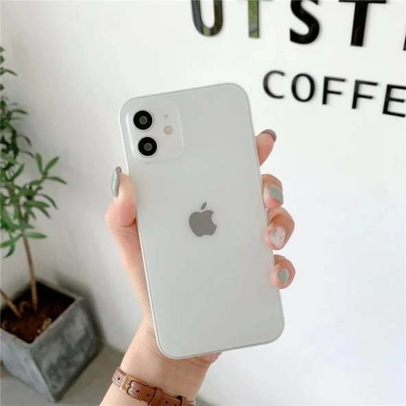 İphone 11 0,2 mm Buzlu Ultra ince Yumuşak Silikon Kamera Korumalı Slim Kılıf - 2