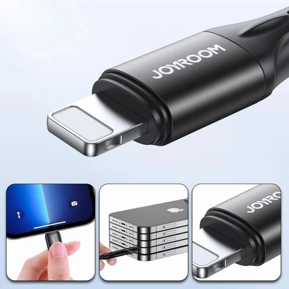 Joyroom S-1024N1 PD Hızlı Şarj ve Data Kablosu Type-C to Lightning 20W 1M - 4