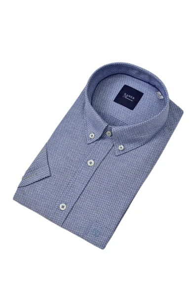 Erkek Klasik Armürlü Kısa Kol Gömlek 9362 BGL-ST04576 - Resim 2