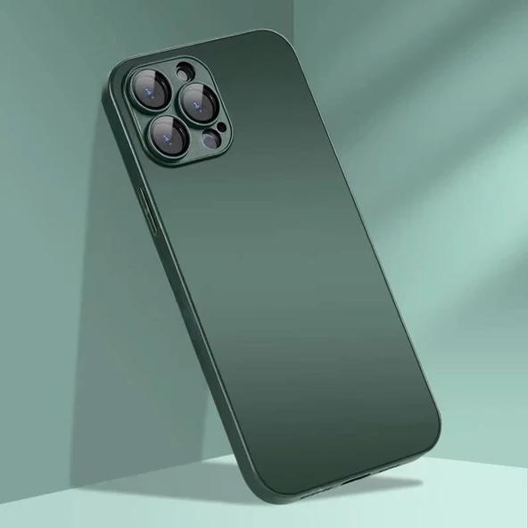 İphone 14 Pro Max Buzlu Ag Glass Kapak&Kılıf