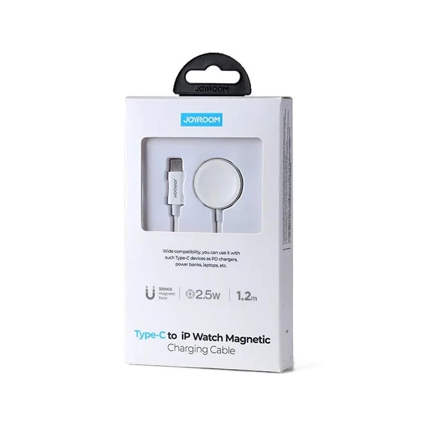 Joyroom Manyetik Type-C Giriş İphone  Watch Kablosuz Şarj Aleti - 5