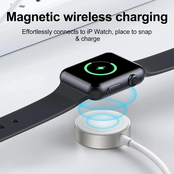 Joyroom Manyetik Type-C Giriş İphone  Watch Kablosuz Şarj Aleti - 2
