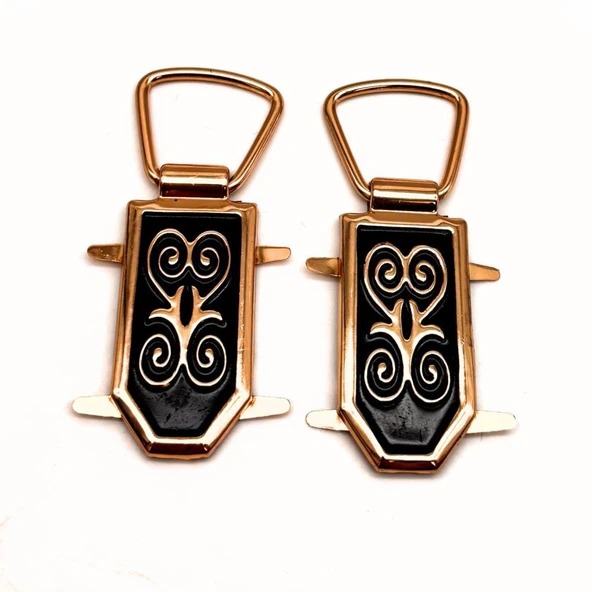 Angel Çanta Aksesuar Light Gold Metal Kulpluk 2 Adet Model:1 ürün görseli 1