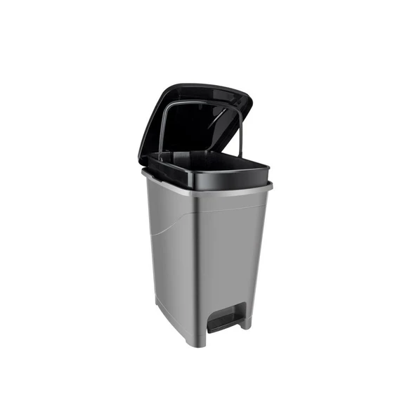 Omnipazar SRL-3029 Slim Pedallı Plastik Çöp Kovası İç Kovalı 25 lt - 3