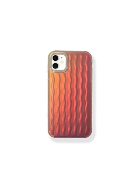 İphone 11 Dalgalı Kabartmalı Silikon Wave Telefon Kapak - 2