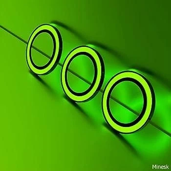 İphone 13 Pro Ve 13 Pro Max Uyumlu Fosforlu Kamera Koruma Lensi - Resim 3