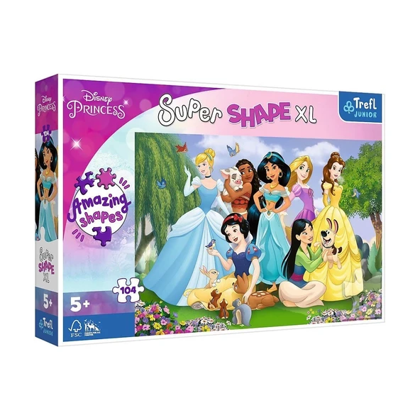 Puzzle-50019 Princess 104 Parça Çocuk Puzzle - 1