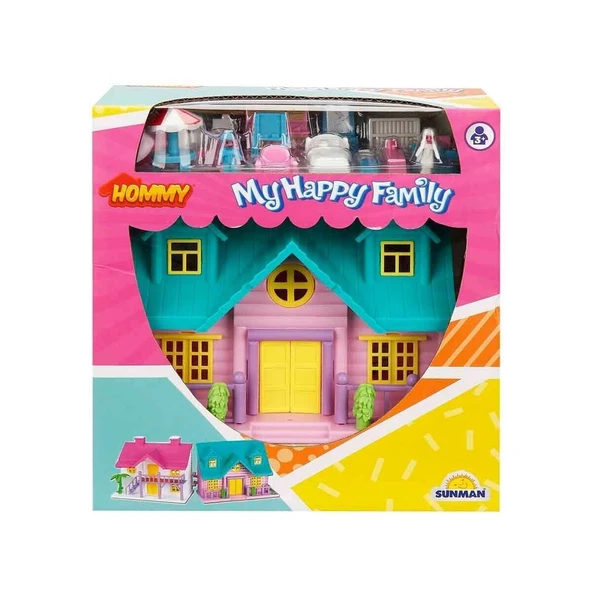 2080 Happy Family Villa Oyun Seti 18 Parça - 2