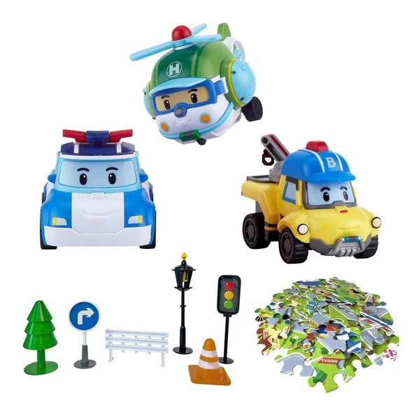 Polı-zr-912 Robocar Poli Gogo City Seri Poli Burky Helly Oyun Seti - 2