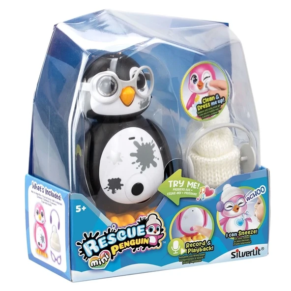 Silverlit Rescue Mini Penguen Siyah - 5