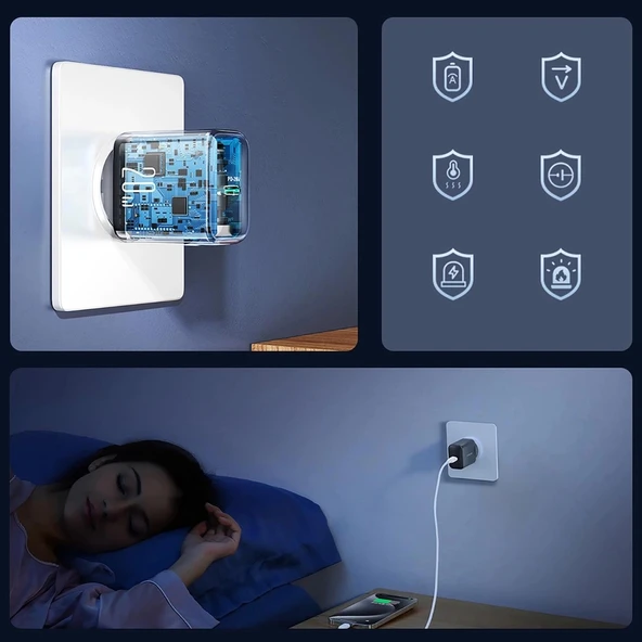 Joyroom JR-TCF20 20w Akım Korumalı USB-C Şarj Adaptörü - 2