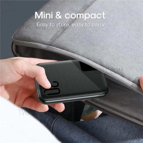 Joyroom JR-PBM08 5.000 mAh 20W Hızlı Şarj Ultra Slim Metal MagSafe PowerBank - 4