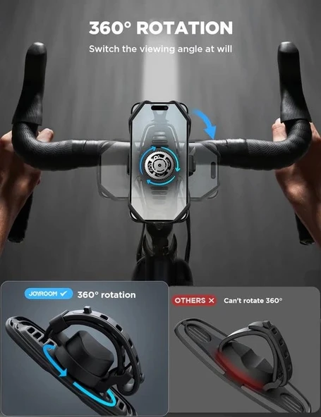 Joyroom ZS382 Silikon Bisiklet Ve Motosiklet Uyumlu Telefon Tutucu - 5
