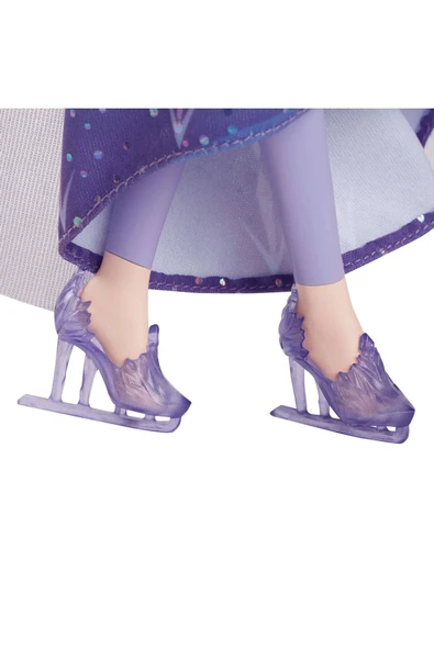 DİSNEY Frozen Fashion Dolls - Ice Skating Elsa JBG53 - Resim 6