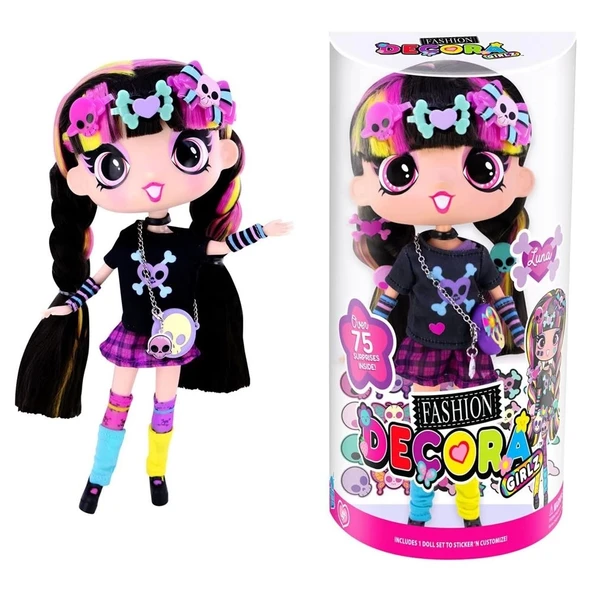 Decora Girlz Büyük Moda Bebek 28 cm - Luna - 5