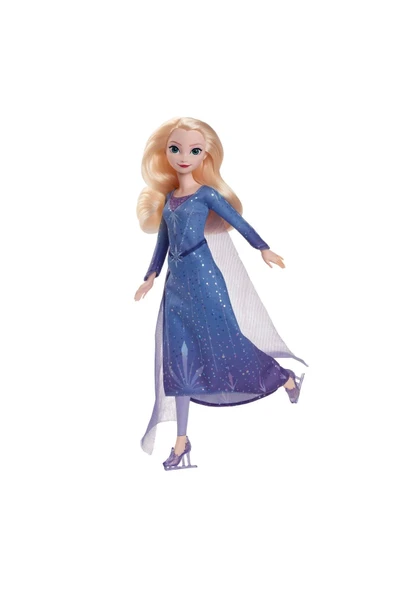 DİSNEY Frozen Fashion Dolls - Ice Skating Elsa JBG53 - Resim 3