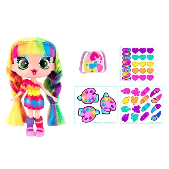 Decora Girlz 15 cm Moda Bebek ve Oyun Seti D1009