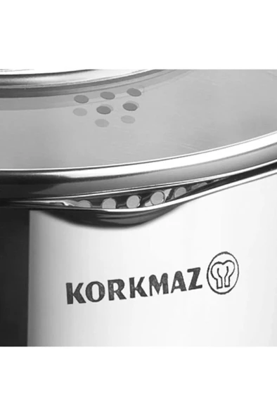 KORKMAZ A1973 VERTEX 8 PARÇA TENCERE SETİ SİYAH - 3