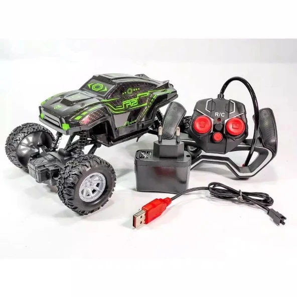 Ethem Oyuncak Rock Crawler Colorful Cool Lights Uzaktan Kumandalı Araba LH-C026 - 5