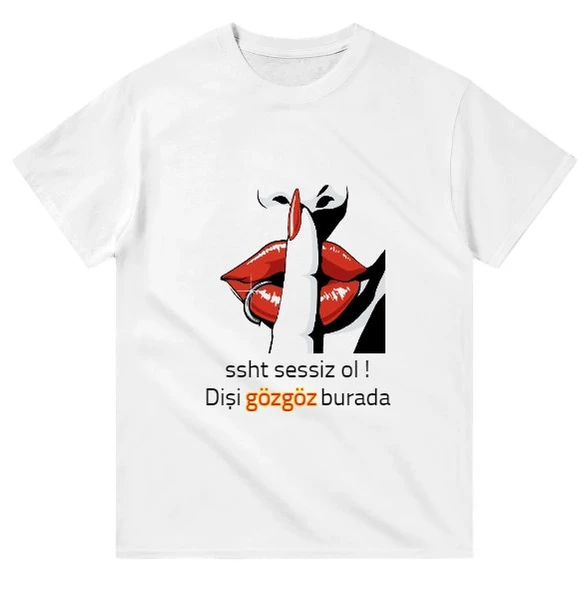 Dişi GözGöz - Göztepeli Kısa kollu bisiklet yaka t-shirt