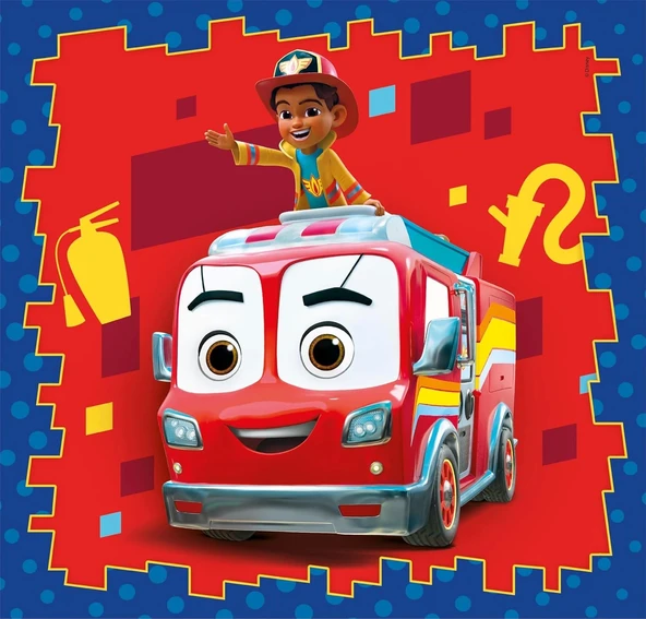 CLEMENTONI 3x48 Super Kolor Firebuds Puzzle 25311 - 4