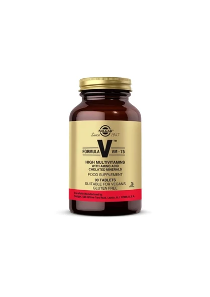 Solgar VM 75 Multivitamin 90 Tablet - 1