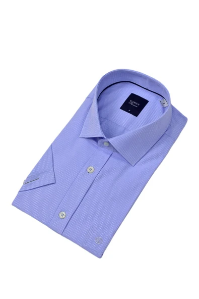 Erkek Klasik Armürlü Kısa Kol Gömlek 9398 BGL-ST04572 ürün görseli