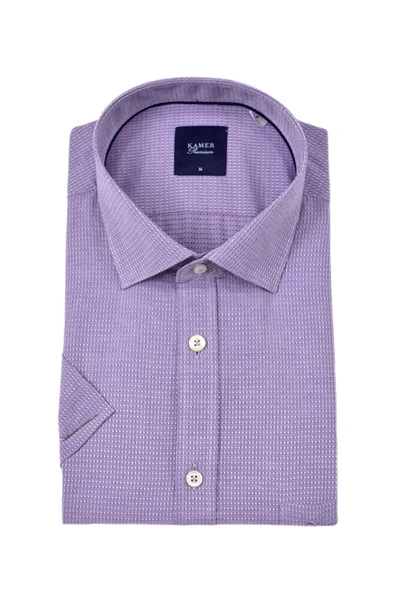 Erkek Klasik Armürlü Kısa Kol Gömlek 9398 BGL-ST04572 - Resim 8