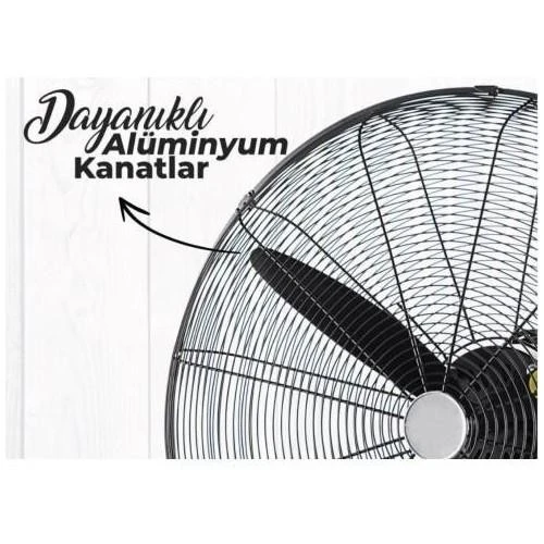 Akiwa Mega Boy Sanayi Tipi Ayaklı Vantilatör 30" - 2