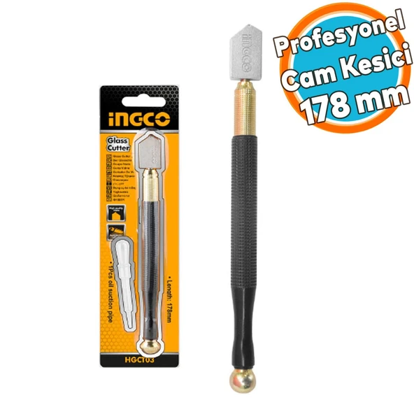 Yağlı Cam Kesme Elması 178 mm Profesyonel Kesici (HGCT03) - 4