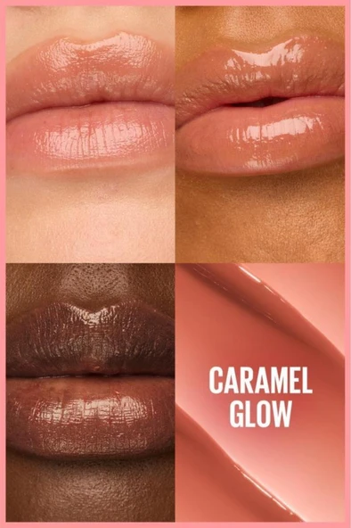 Maybelline New York Lifter Glaze Shea Yağı ve Hyalüronik Asit içeren Renkli Dudak Balmı - 06 Caramel Glow - 2