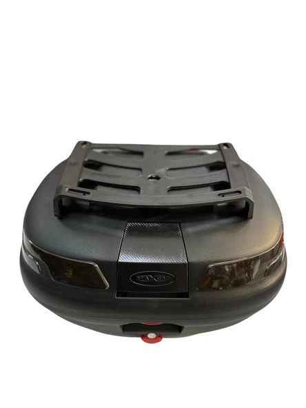 MAXEM 45 Litre Üst Bagaj+Sırtlık Beyaz Motosiklet Çantası - 6